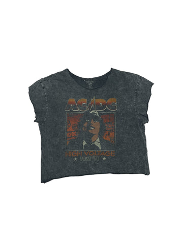 AC/DC Cropped Tee